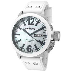 TW Steel Men's CEO Canteen White Dial Watch - CE1037
